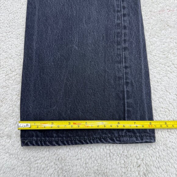 Levi's 501 Black Jean Men's Button Fly Denim Pants, Size 34 x 31 - Picture 11 of 11